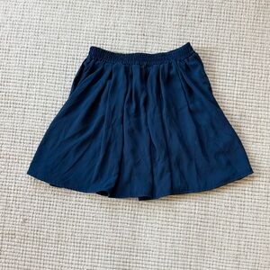 Brandy Melville Dark Blue Skater Skirt